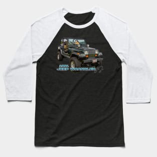 1991 Willys Wrangler YJ Baseball T-Shirt